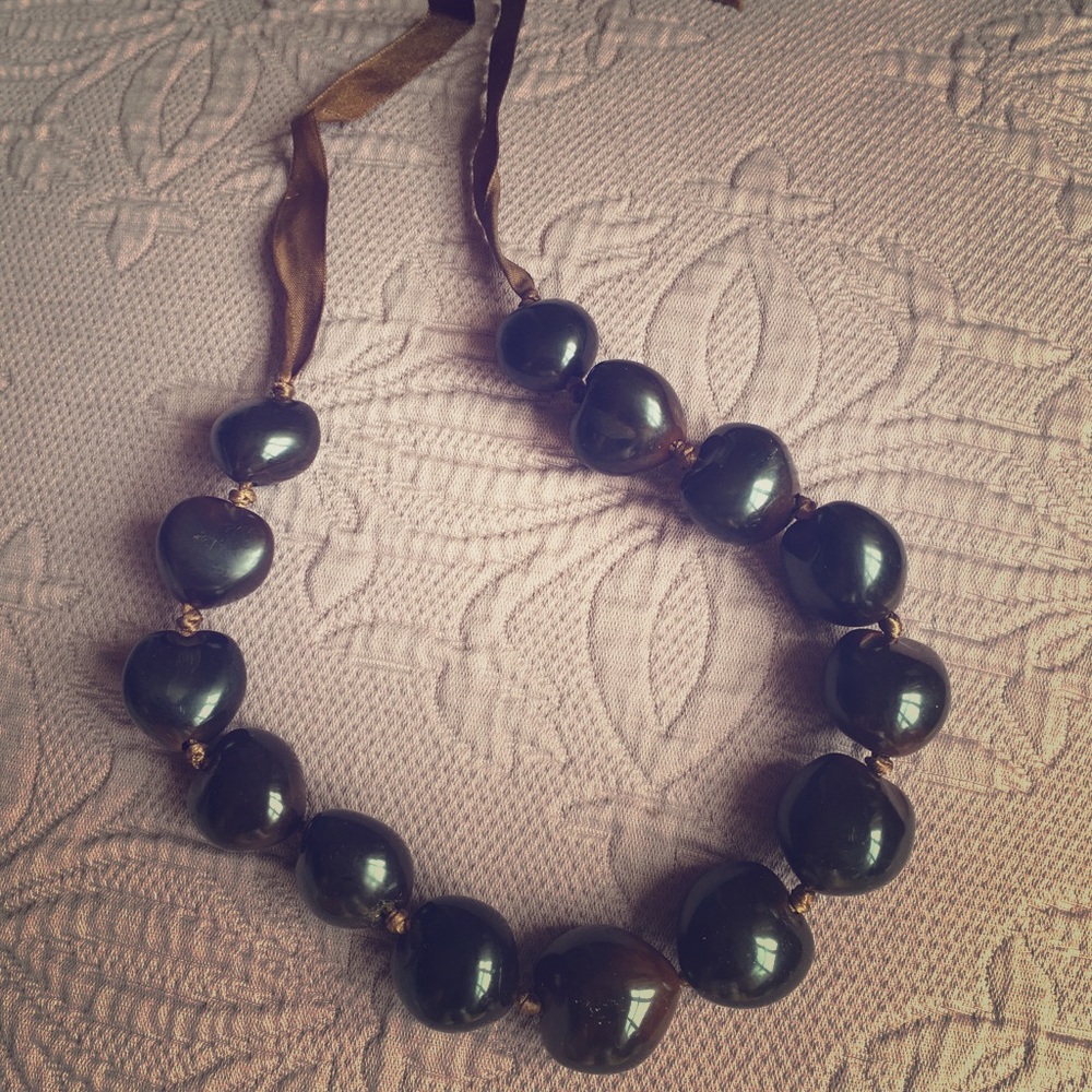 Kukui Nut Hawaiian Necklace